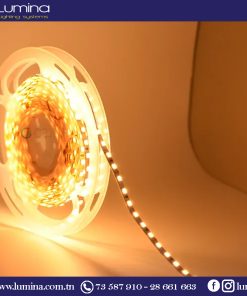Guirlande tube light SMD 12V 8mm 120 LED / M bobine de 5 Mètres Lumière jaune