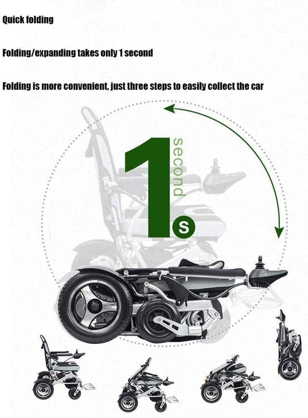 fauteuil roulant électrique pliable ultra léger – Image 5
