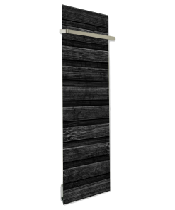 Alternative view of Radiateur Design Electrique Vertical | Sèche-serviettes | Parquet Ebène | Chauffage Rayonnant Salle de Bain 🔥 | Made in France