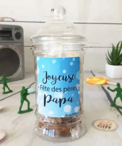 Alternative view of Bonbonnière Papa – 10x Nougats – 10x Caramel – “Joyeuse fête des pères Papa”