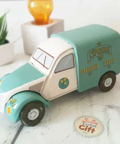 Alternative view of Coffret bonbon Fourgonnette 2 CV en métal remplie de bonbons traditionnels (200g)