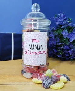 Alternative view of Bonbonnière “Ma maman d’amour” et ses bonbons rétro