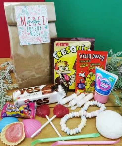 Alternative view of Sachet Bonbons des années 80 : “Merci Maître – Joyeux Noël” – (Collection Noël)