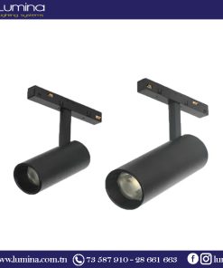 Alternative view of Spot sur Rail Magnétique LED noir 10W 48V 4000K MAG-TRL-10W